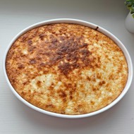 Творожная запеканка с яблоком