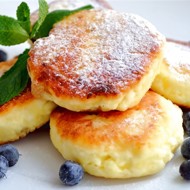 Творожные сырники с шоколадом