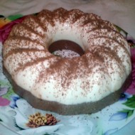 Творожный десерт с бананом