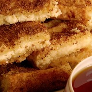 Творожный пирог с песочной крошкой