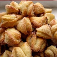 Творожное печенье с сахаром