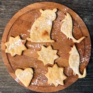 Творожное печенье с ванилью