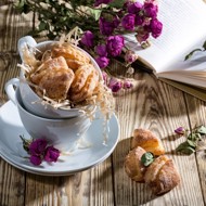 Творожное печенье в глазури