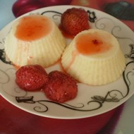 Творожные маффины с ягодным сиропом