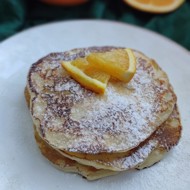 Творожные оладьи с апельсиновой цедрой