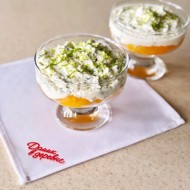 Творожный крем с мандаринами и ароматом лайма