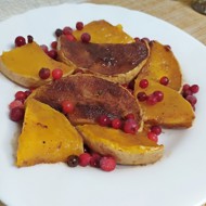 Тыква в духовке с сахаром и корицей