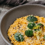 Тыквенное ризотто с брокколи