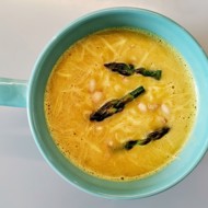 Тыквенный суп со спаржей