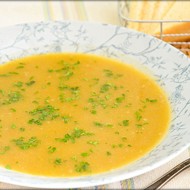 Тыквенный суп с мясом