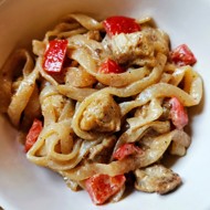 Удон со свининой