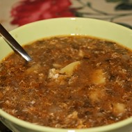 Украинский зеленый борщ