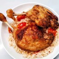 Утка с рисом