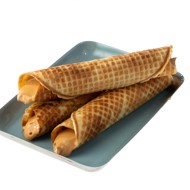 Вафельные трубочки с вареной сгущенкой