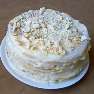 Ванильный торт на сковороде