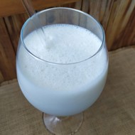 Ванильный молочный коктейль