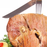 Ветчина, глазированная ананасом и горчицей