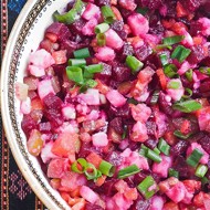 Винегрет с грибами