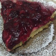 Вишнево-сливочный пирог