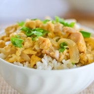 Вок с курицей и рисом