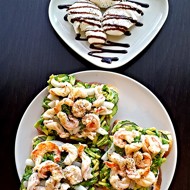 Восточный сендвич с яйцами пашот