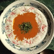 Воздушный суп-пюре из креветок