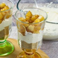 Яблочный чизкейк с ликером