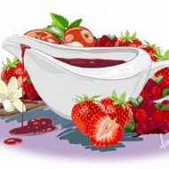 Ягодный соус из клюквы