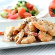 Закуска из ароматных креветок с японским майонезом