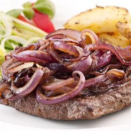 Закуска из маринованного лука к мясу