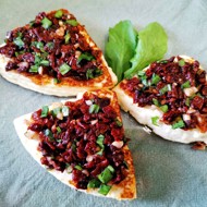 Закуска из обжаренного адыгейского сыра