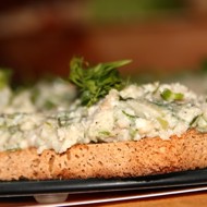 Закуска из селедки с творогом