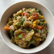 Закуска из запеченных овощей