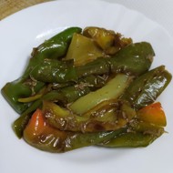 Закуска из зеленых перцев