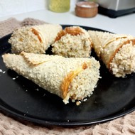 Закуска с курицей и грибами