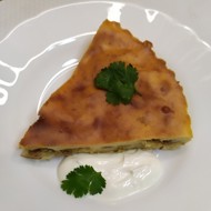 Заливной пирог с капустой и фаршем