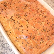 Заливной пирог с капустой и грибами