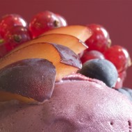 Замороженный сливовый десерт