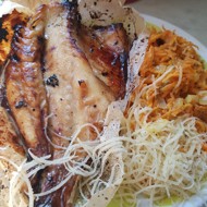 Запеченая теляпия с припущенной пряной морковью