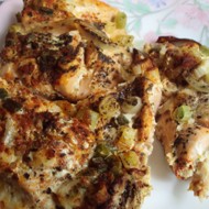 Запеченная горбуша под луком