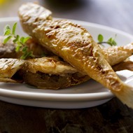 Запеченная красная кефаль