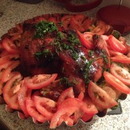 Запеченная курица с картофелем