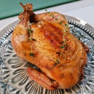 Запеченная хрустящая курица