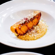 Запеченная тыква с хумусом из тыквы