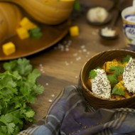 Запеченная тыква с розмарином