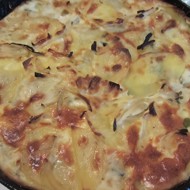 Запеченный картофель с сельдью