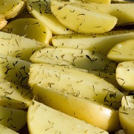 Запеченный картофель с зеленью