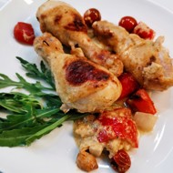 Запеченные куриные голени