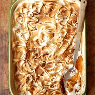 Запеканка из батата с бурбоном и ананасом