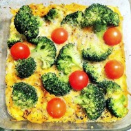 Запеканка из брокколи и черри